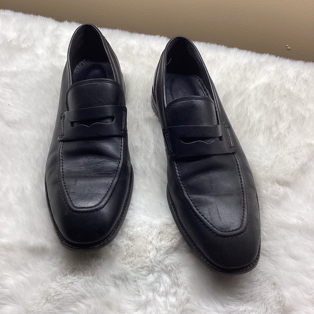 Cole Haan Black Leather Loafers